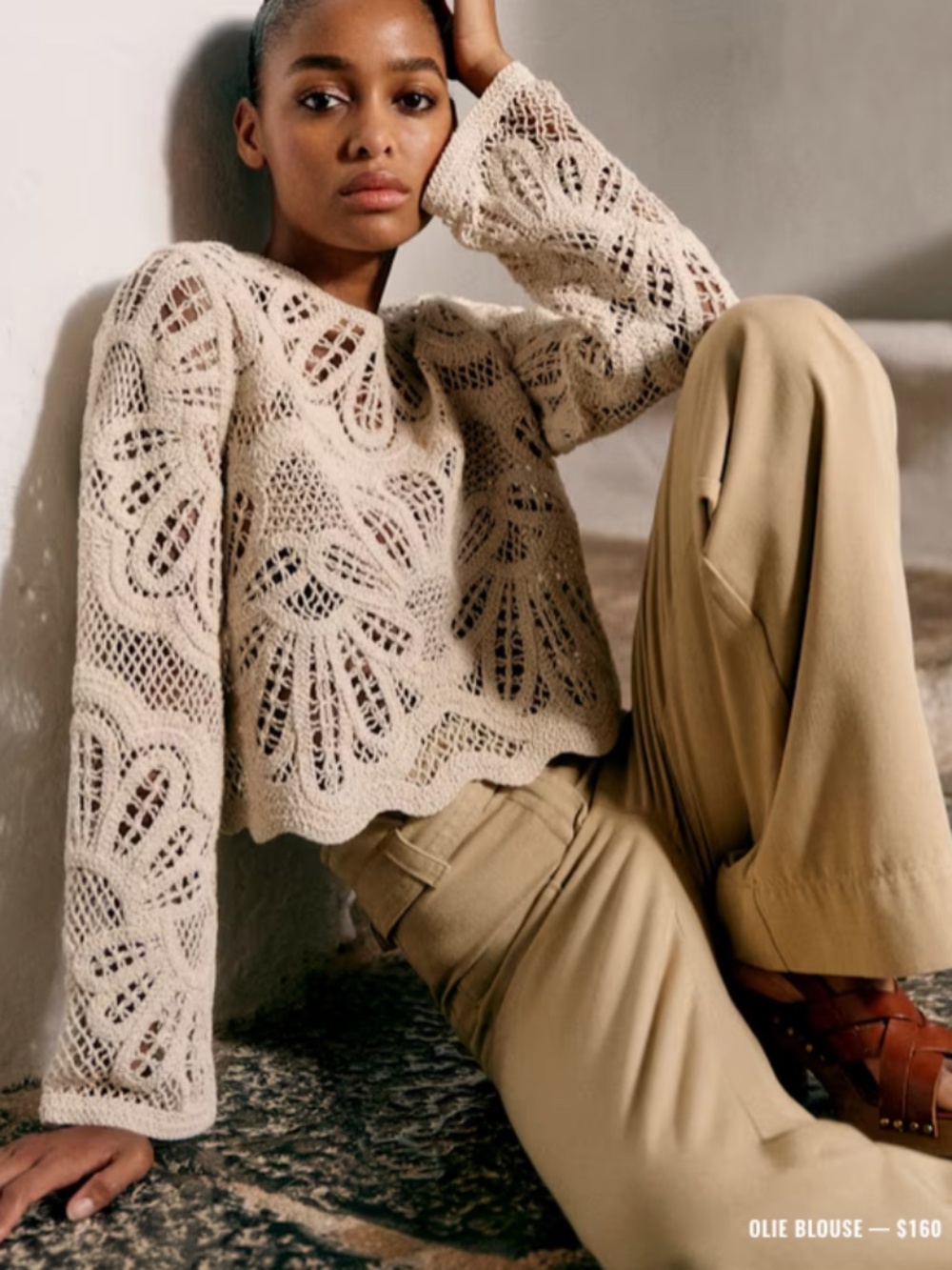 Sezane Olie blouse, NWT!